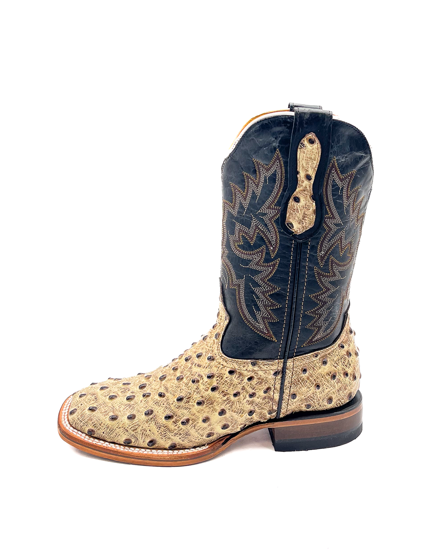 Cowboy Boot Ostrich Desert