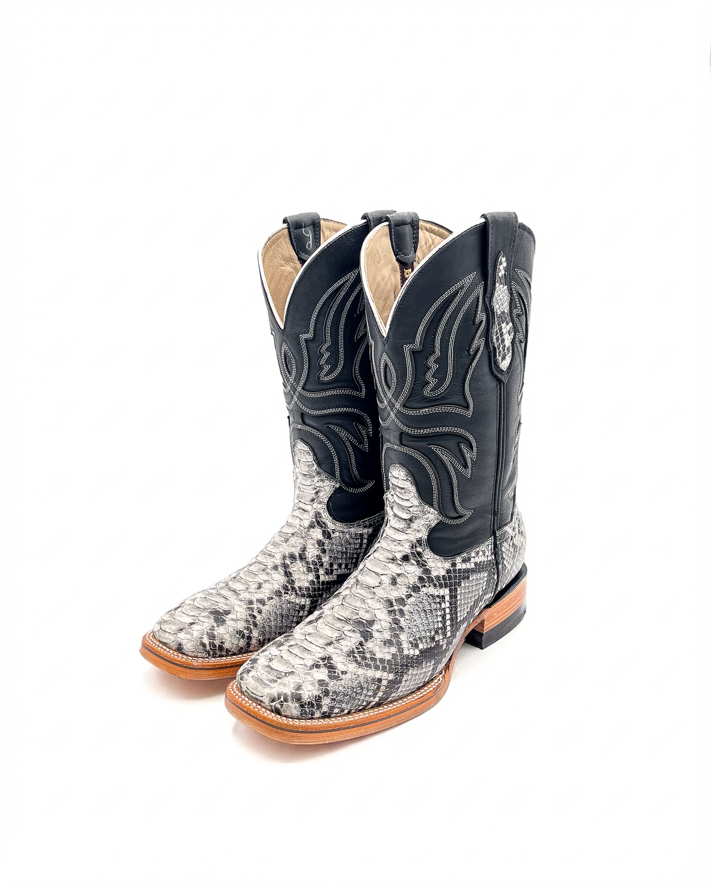 Cowboy Boot Natural Python
