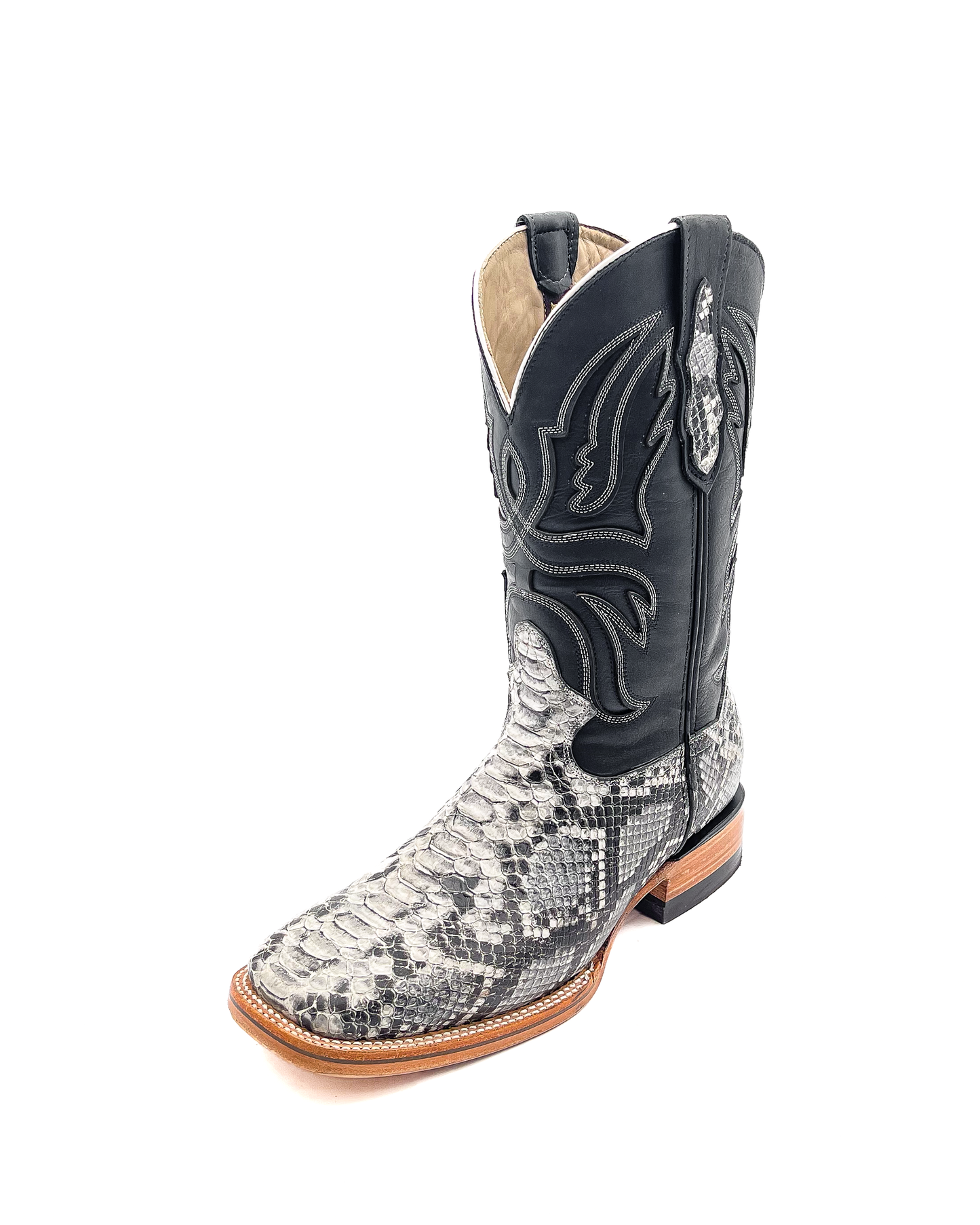 Cowboy Boot Natural Python
