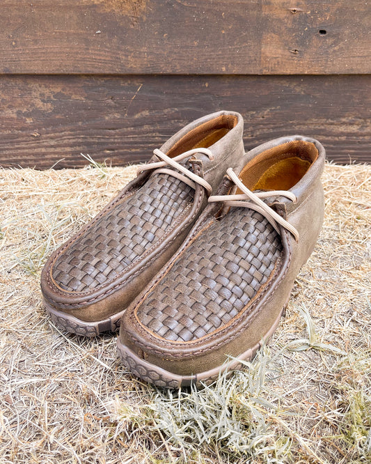 HAND WOVEN "THANG" | MEN MOCCASIN SHOES