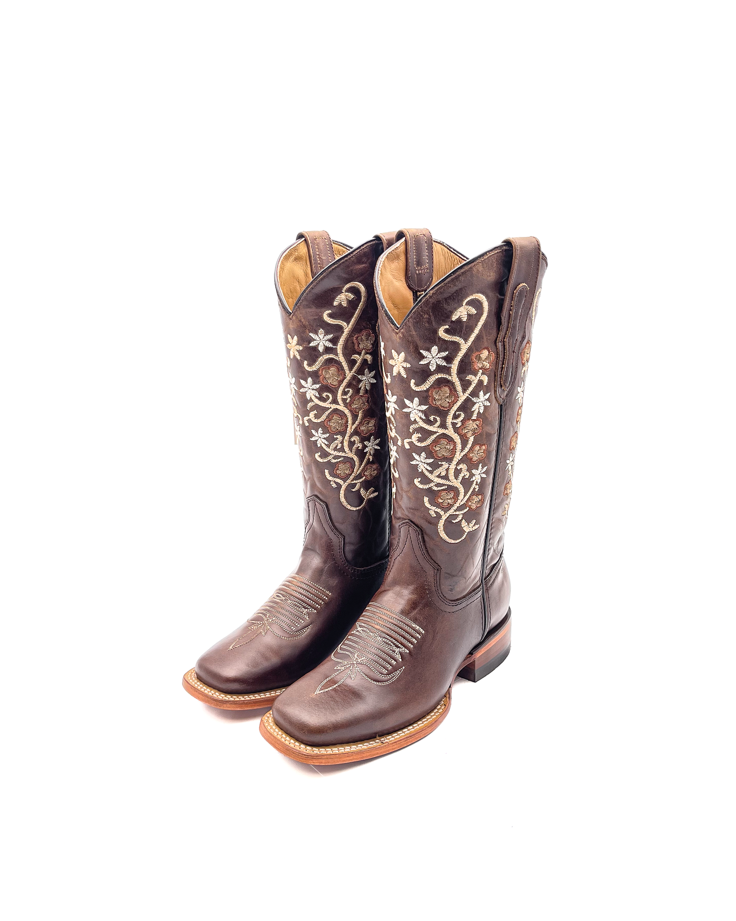 Cowboy Boot Jazmin Floral Brown