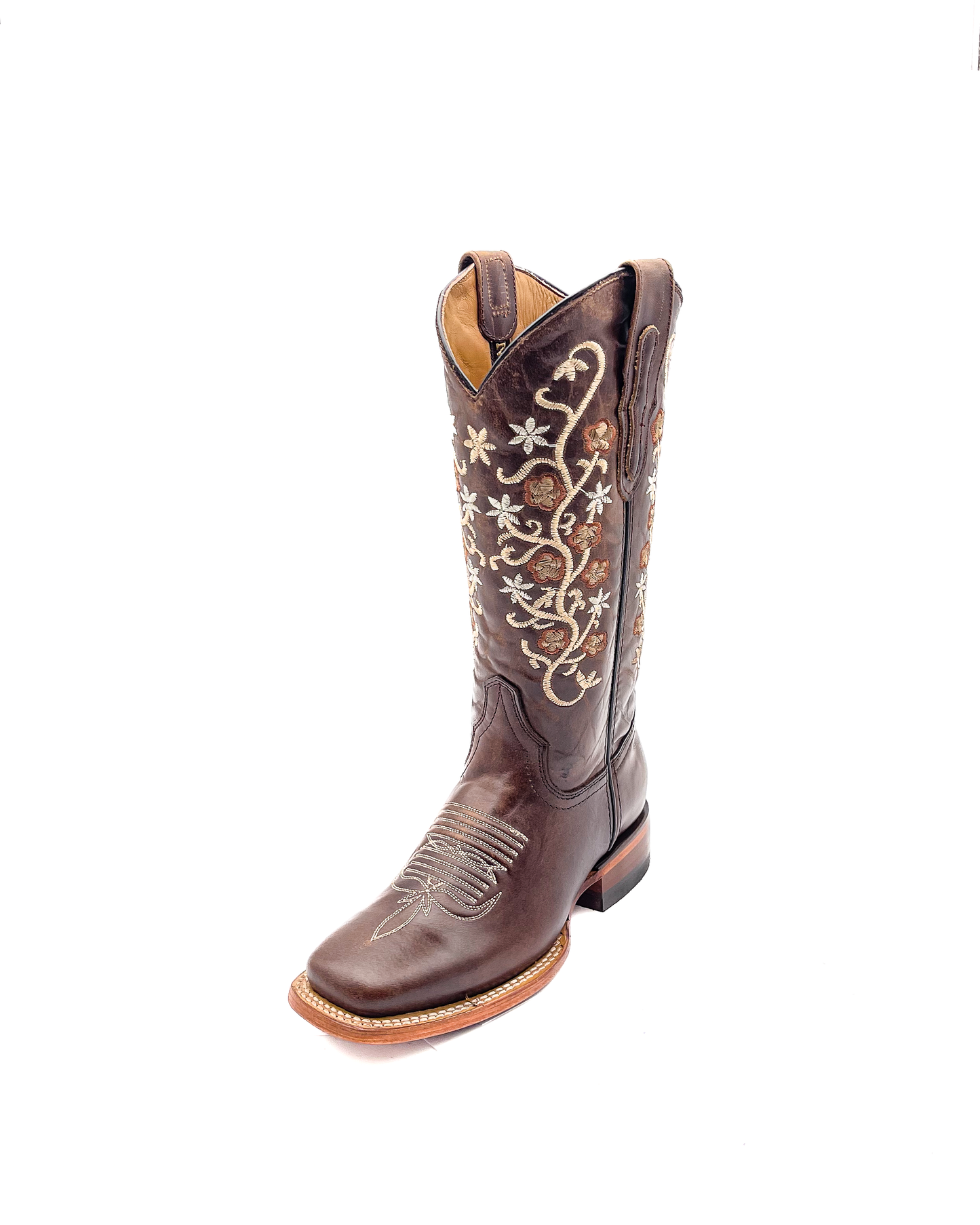 Cowboy Boot Jazmin Floral Brown