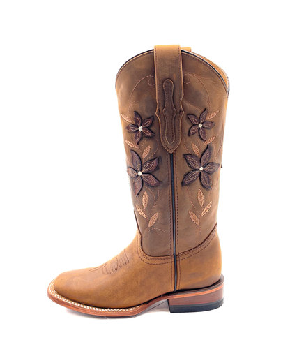 Women's Cowboy Carolina Floral Boot
