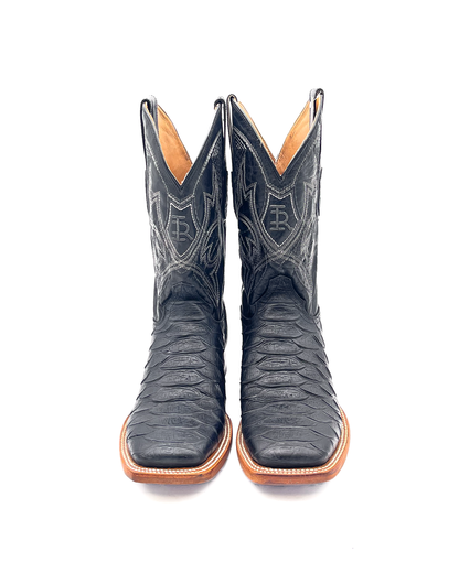 Cowboy Boot Black Phyton