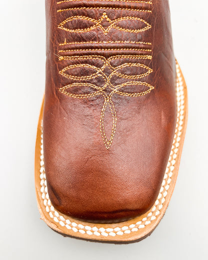 Cowboy Boot Damian Mocha Rubber Sole