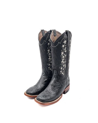 Cowboy Boot Tania Tooled Leather