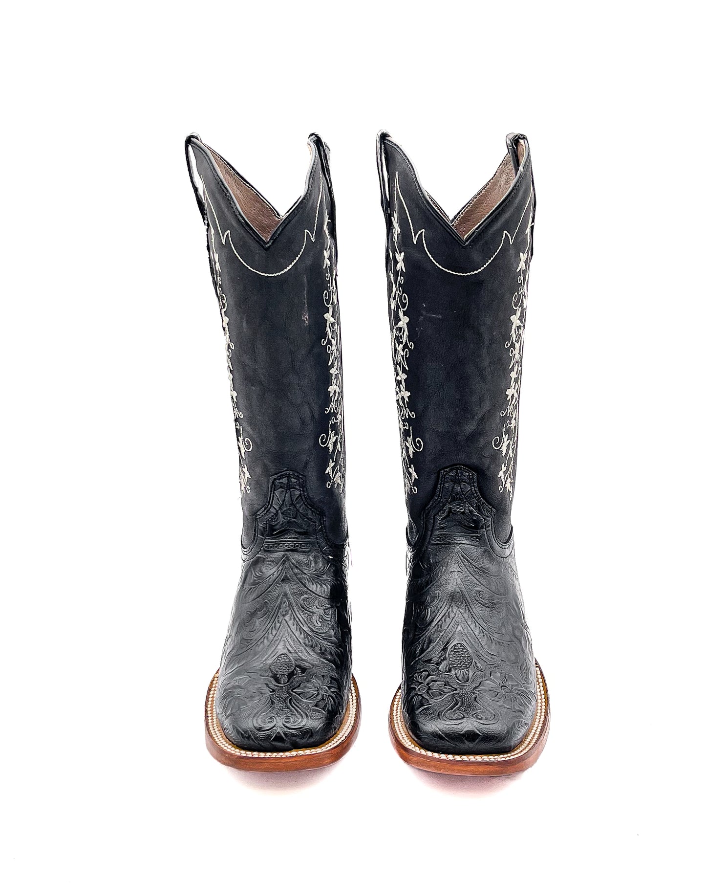 Cowboy Boot Tania Tooled Leather