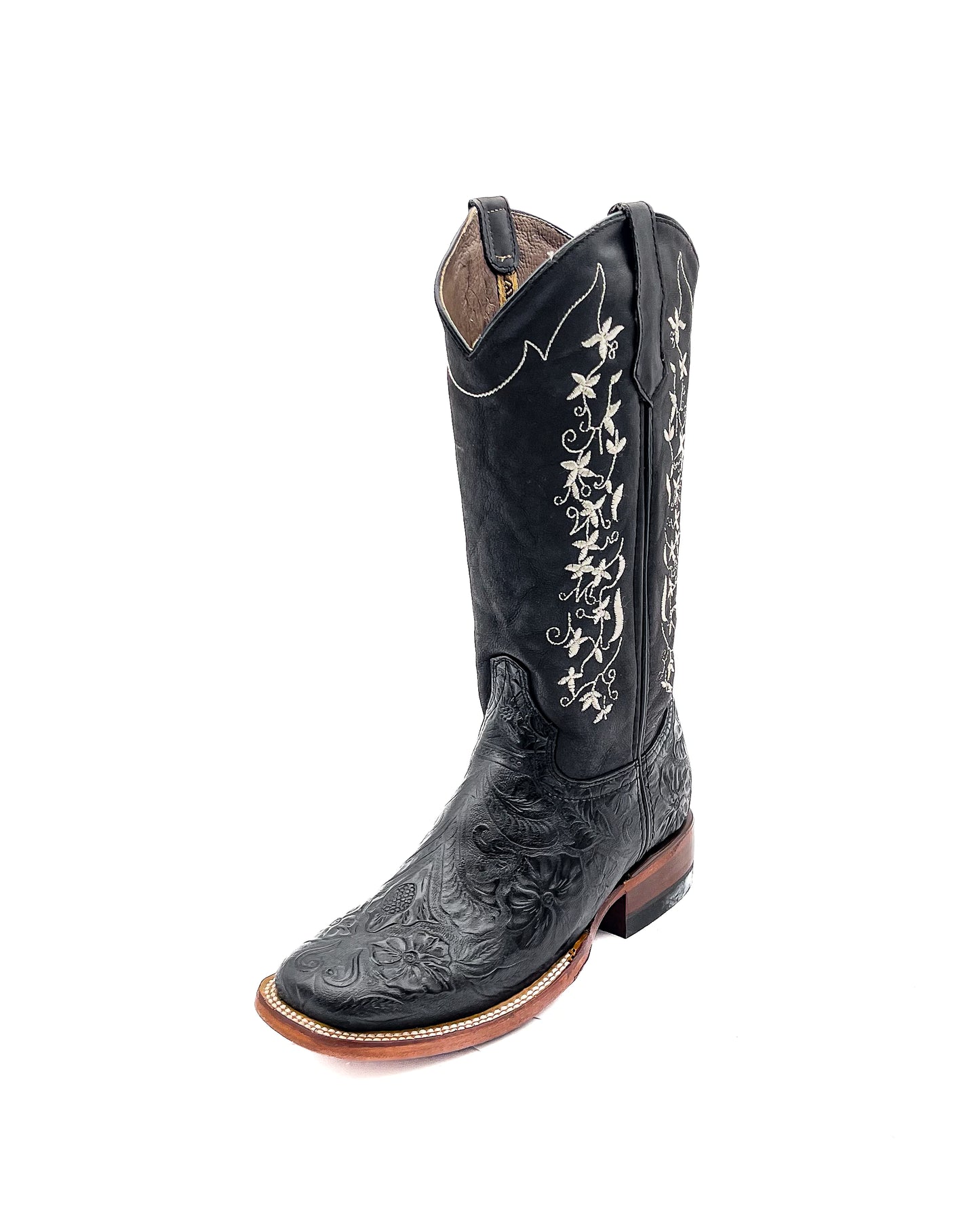 Cowboy Boot Tania Tooled Leather