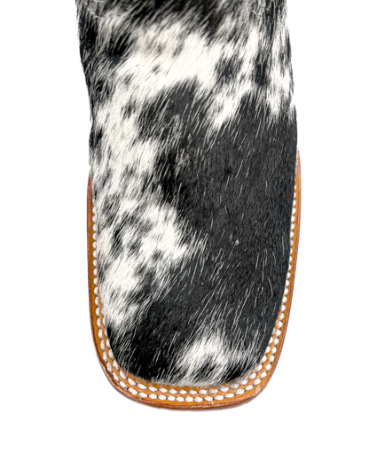 Cowboy Boot Kayce Cowhide Tall Square Toe