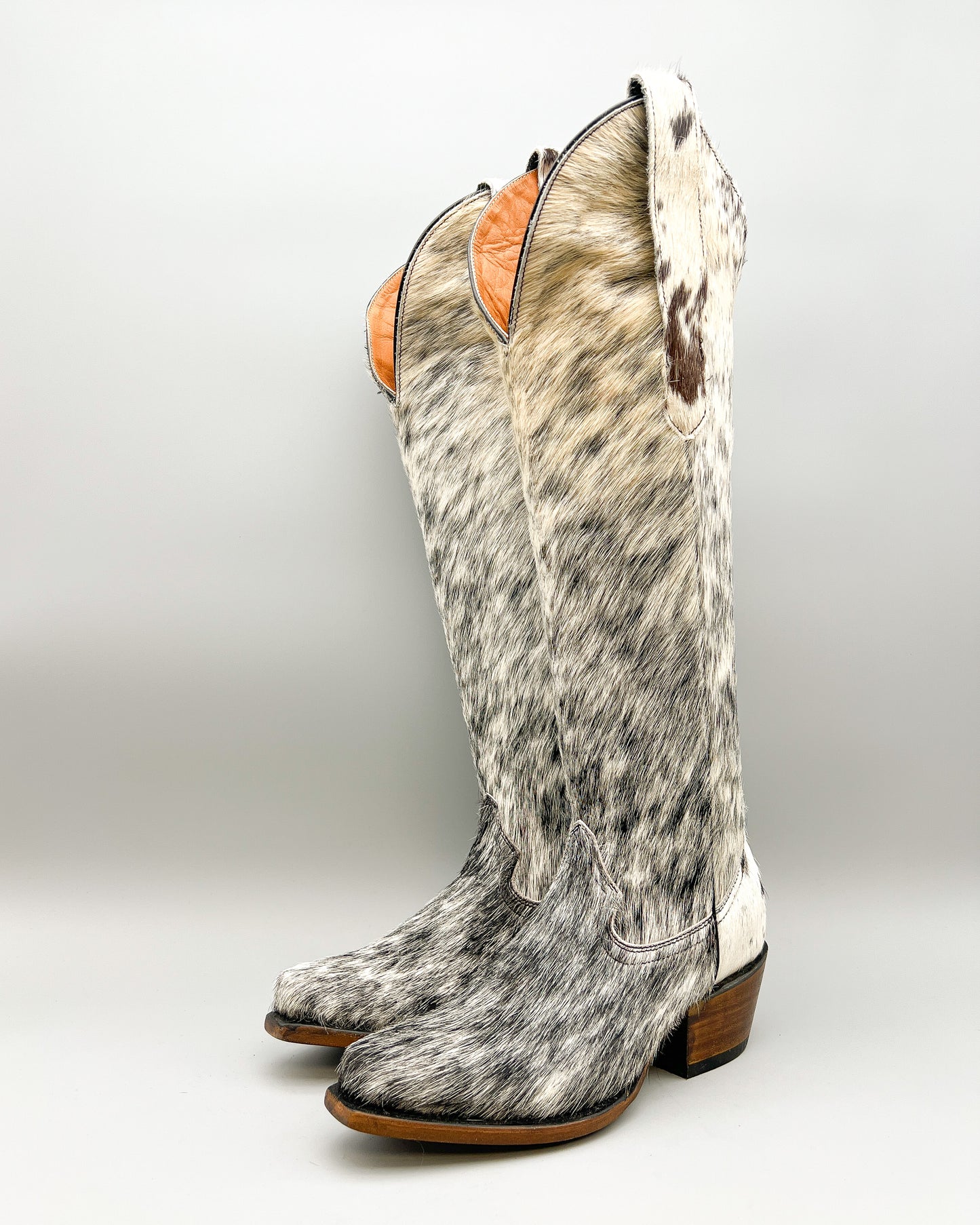 COWHIDE TALL SNIP | WOMEN COWBOY BOOTS