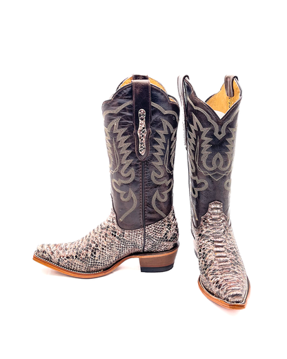 Cowboy Boot Jaylin Python Brown