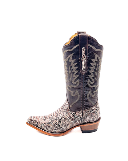 Cowboy Boot Jaylin Python Brown