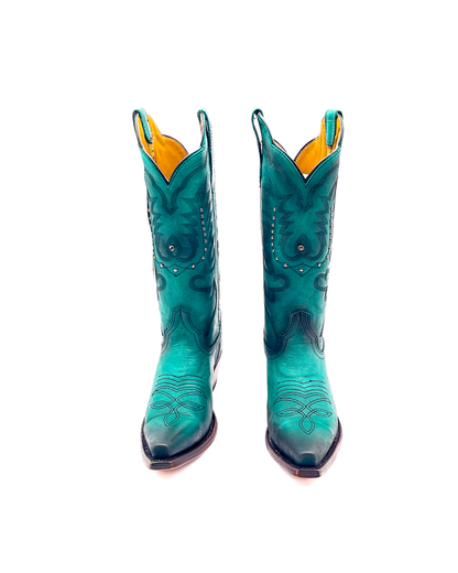 Cowboy Boot Turquoise