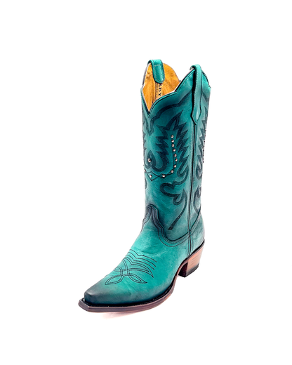 Cowboy Boot Turquoise