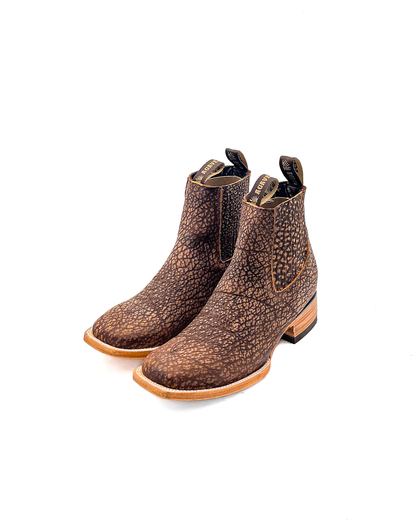 Ankle Boot Bison Bull Neck Cuello de Toro