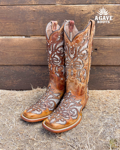 Cowboy Boot Miranda Gold Light Brown