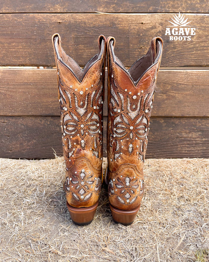 Cowboy Boot Miranda Gold Light Brown