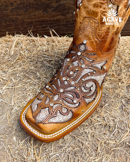 Cowboy Boot Miranda Gold Light Brown