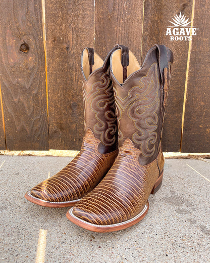 Cowboy Boot Lizard Honey
