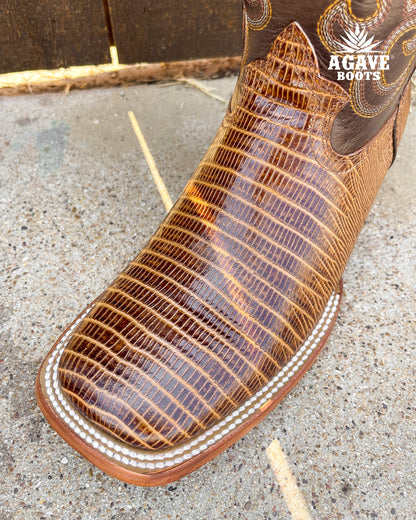 Cowboy Boot Lizard Honey