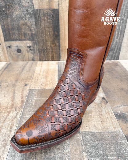 "MAYA" BROWN | WOMEN TALL COWBOY BOOTS