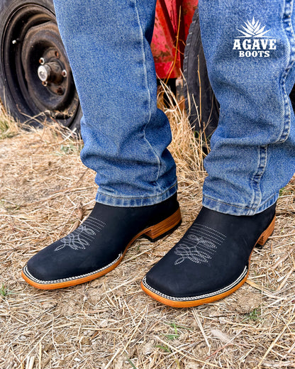 BOTIN / ANKLE BOOT / CHELSEA BOOT BLACK | MEN SQUARE TOE WESTERN BOTIN