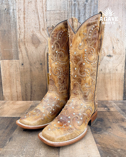 Cowboy Boot Ingrid Honey