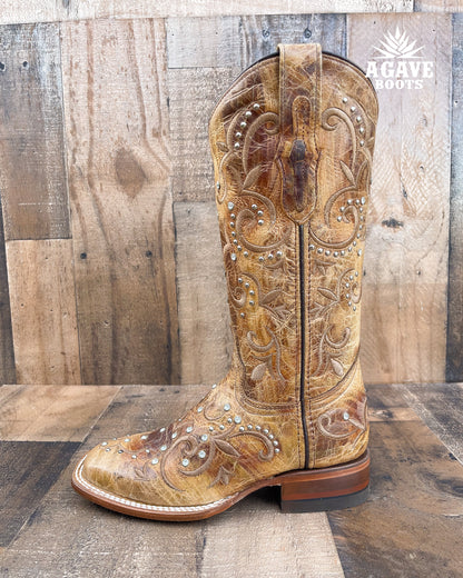 Cowboy Boot Ingrid Honey