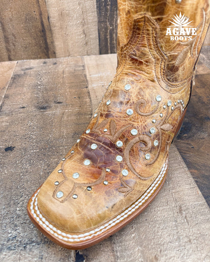 Cowboy Boot Ingrid Honey