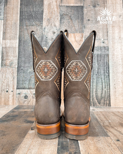 Cowboy Boot Aztec Brown