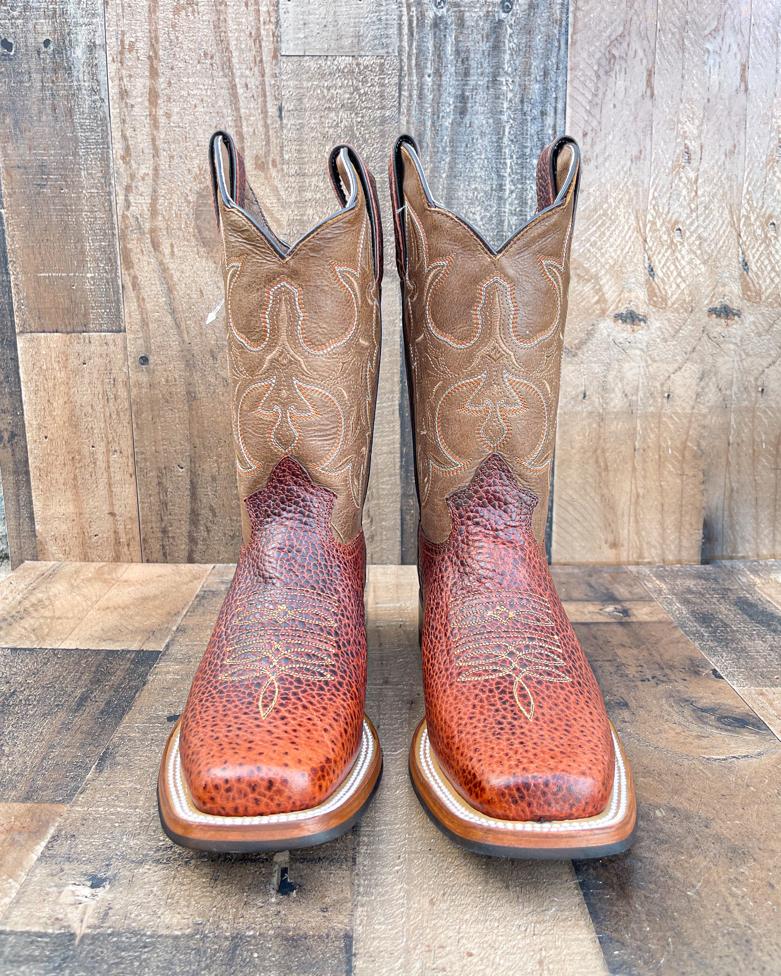 Cognac color deals cowboy boots