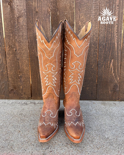 Cowboy Boot Tall Light Brown