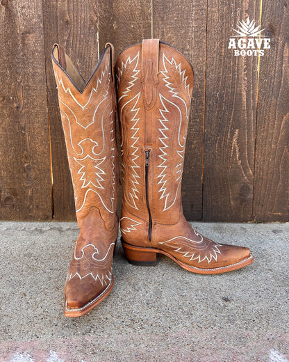 Cowboy Boot Tall Light Brown
