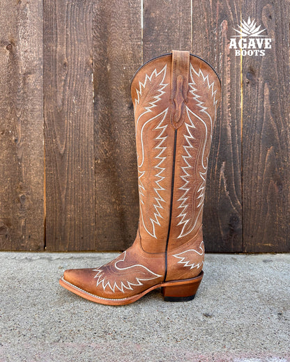 Cowboy Boot Tall Light Brown