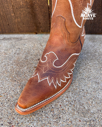 Cowboy Boot Tall Light Brown