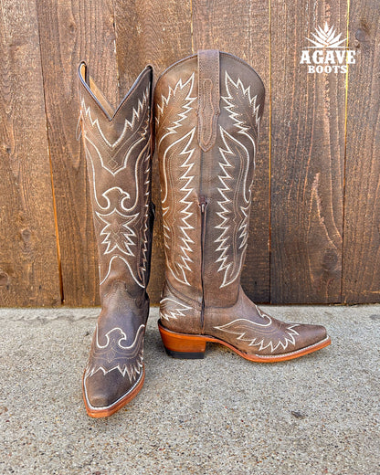 Cowboy Boot Tall Brown