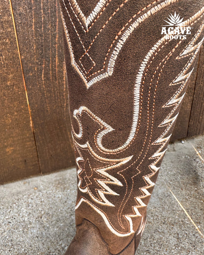 Cowboy Boot Tall Brown
