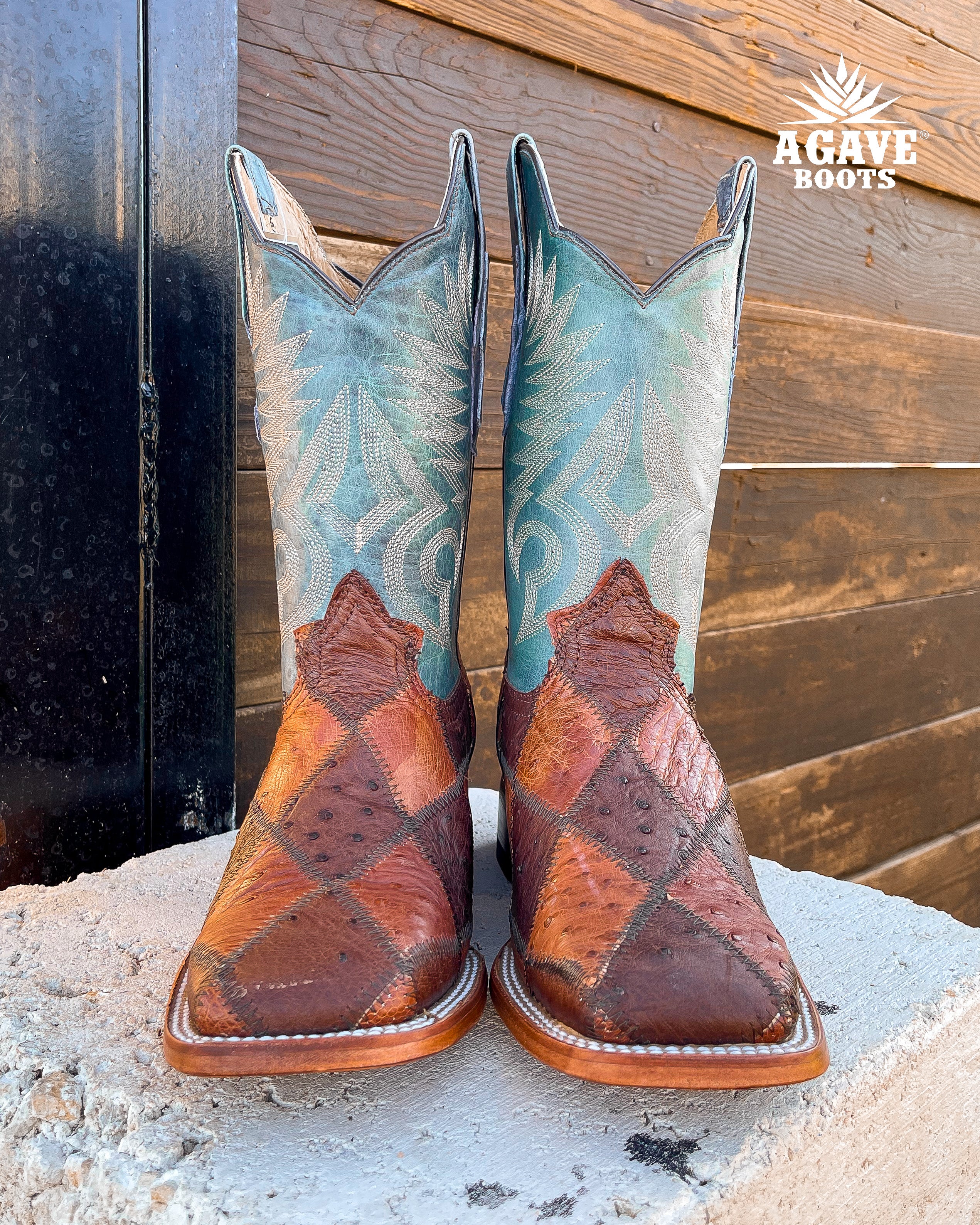 Horsepower patchwork boots deals