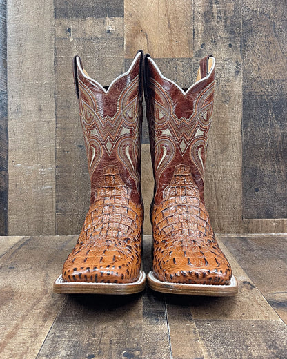 CAIMAN NECK "COGNAC" | MEN'S COWBOY BOOTS