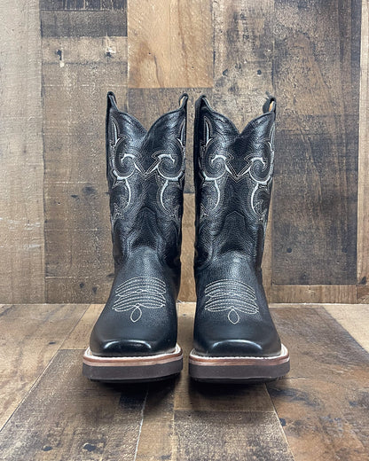 Cowboy Boot Dartanian Black Rubber Sole