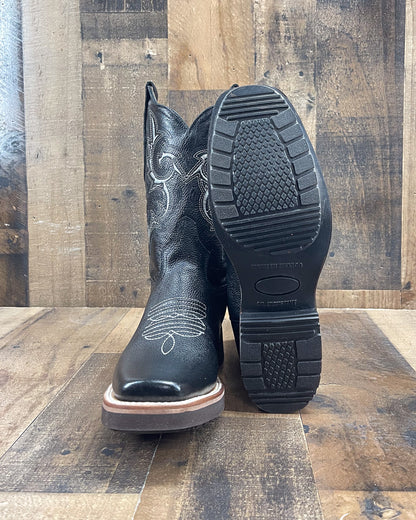 Cowboy Boot Dartanian Black Rubber Sole