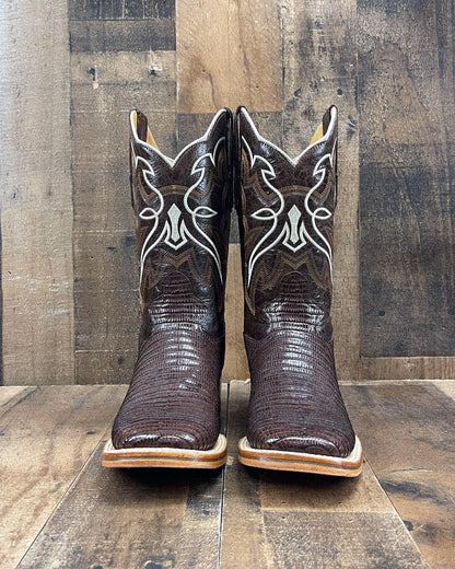 Cowboy Boot Brown Lizard