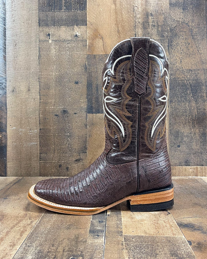 Cowboy Boot Brown Lizard