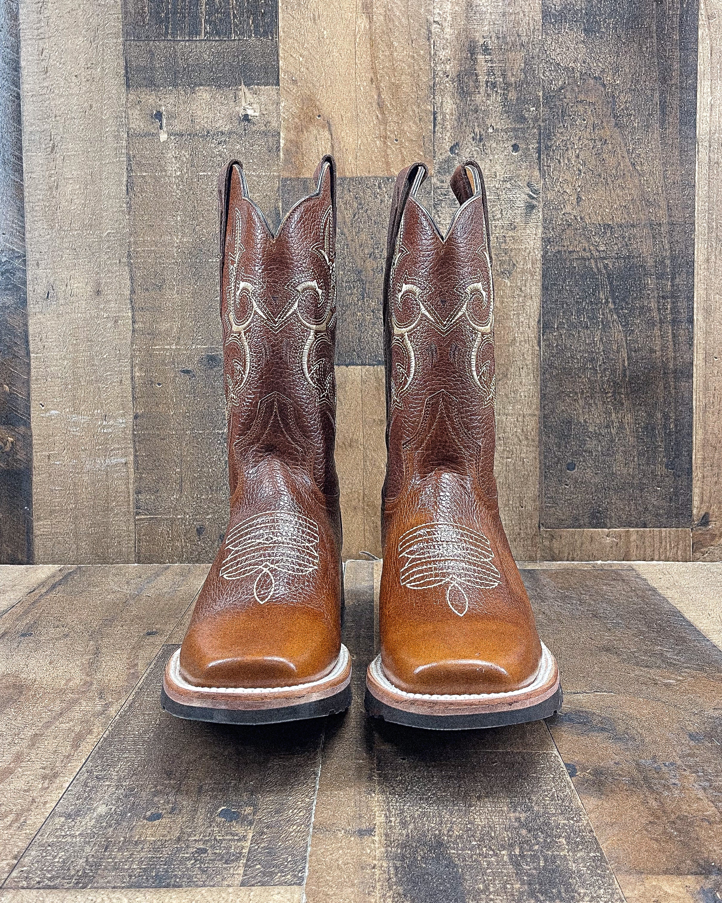Cowboy Boot Dartanian Cognac Rubber Sole – Agave Boots