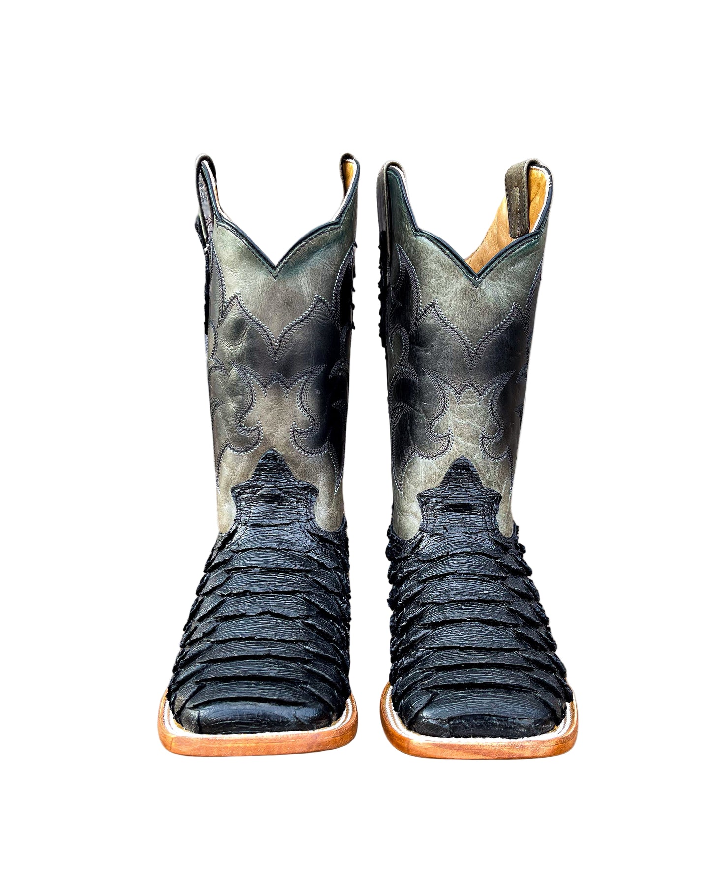 Cowboy Boot Python Black