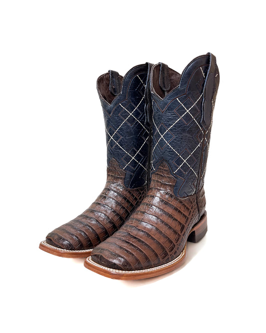Cowboy Boot Brown Caiman Belly