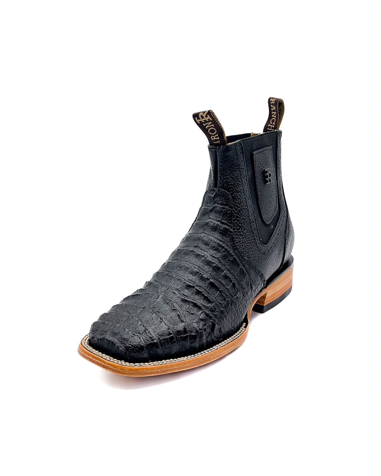Ankle Boot Caiman Black
