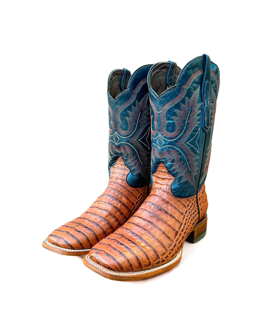 Cowboy Boot Cognac Caiman Belly