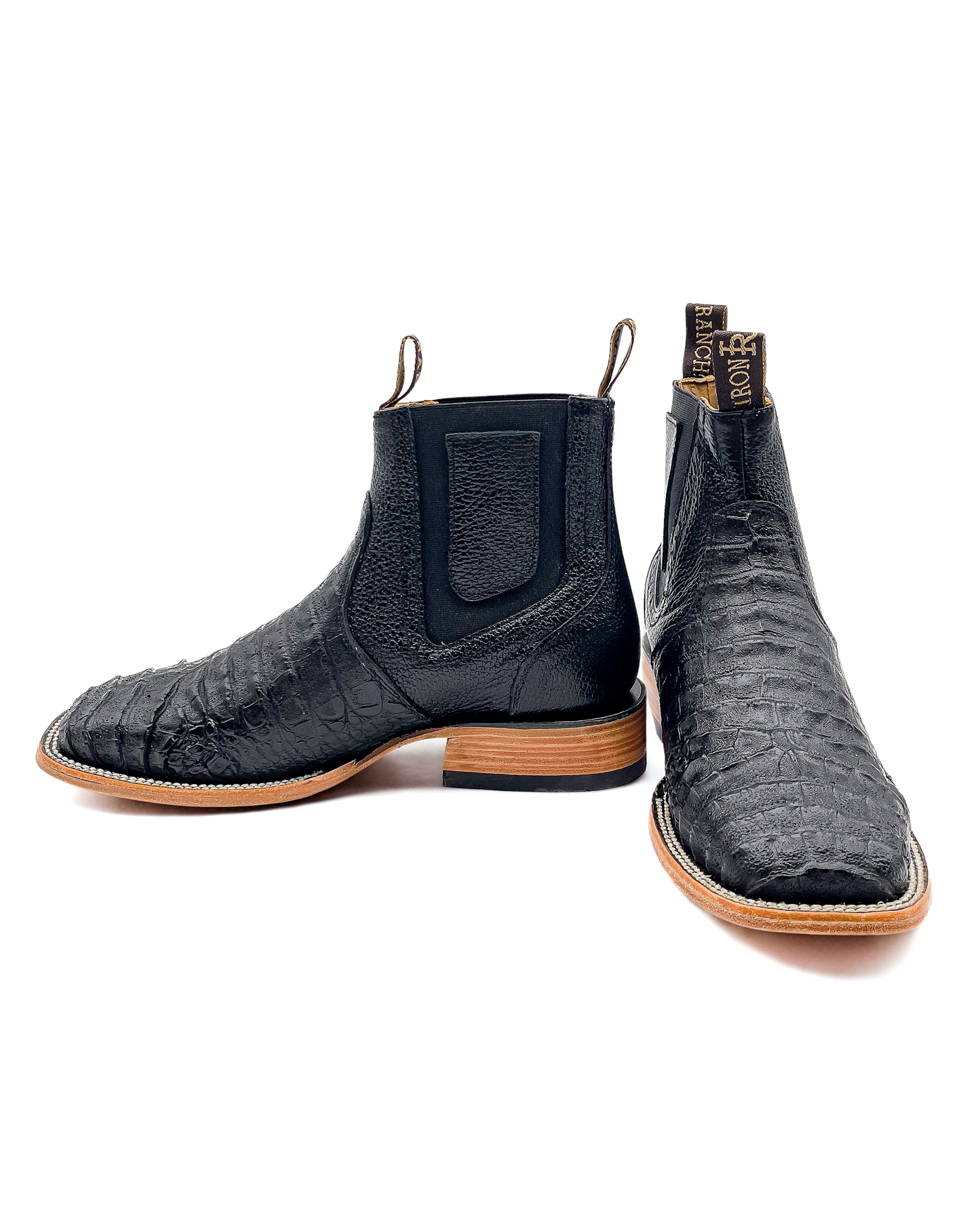 Ankle Boot Caiman Black