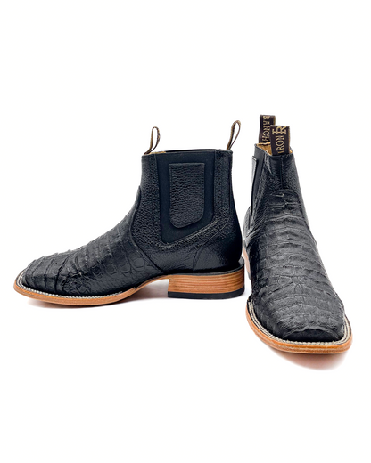 Ankle Boot Caiman Black